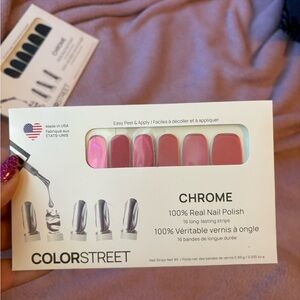 Color Street Rooftop Rosé Nail Strips